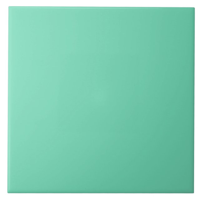 Azulejo De Cerâmica Cor Aquamarine (Frente)