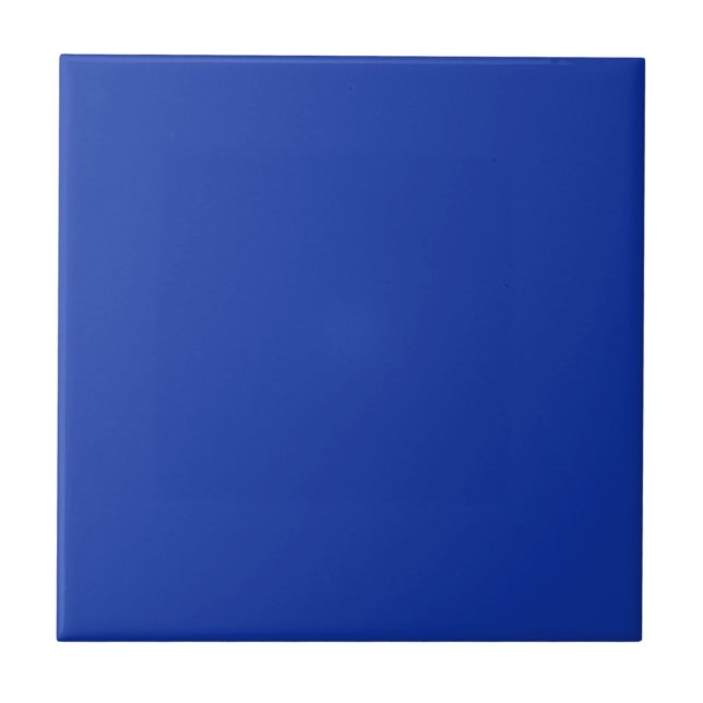 Azulejo De Cerâmica cor azul egípcio (Frente)