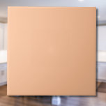 Azulejo De Cerâmica Cor da Tendência Peach Cor Sólida Fuzz | Elegante<br><div class="desc">Cor da Tendência Peach Cor Sólida Fuzz | Clássico | Elegante | Evolução | NA MODA | Presente</div>