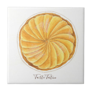 Azulejo De Cerâmica Cor d'água do Tarte Tatin