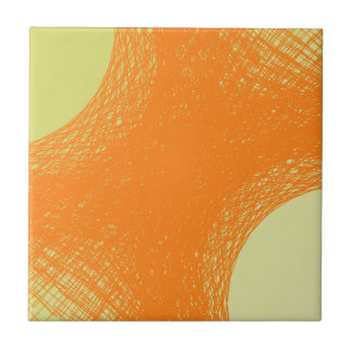Azulejo De Cerâmica cor de laranja funky