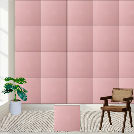 Azulejo de cerâmica, cor-de-rosa, com brilho mínim