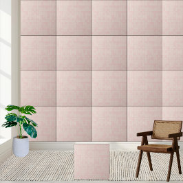 Azulejo de cerâmica cor-de-rosa com lâmina geométr