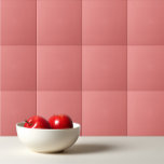 Azulejo De Cerâmica Cor-de-rosa comum<br><div class="desc">Design cor-de-rosa-coral simples.</div>