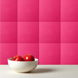 Azulejo De Cerâmica Cor-de-rosa-vermelho-radical