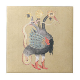 Azulejo De Cerâmica Cor do pitão da alquimia