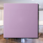 Azulejo De Cerâmica Cor Lilac Sólida | Elegante Clássico<br><div class="desc">Cor Lilac Sólida | Clássico | Elegante | Evolução | NA MODA | Presente</div>