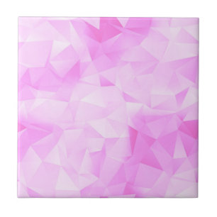 Azulejo De Cerâmica Cor Padrão Colorido Rosa Claro Fofo da Moda