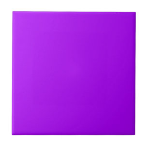Azulejo De Cerâmica Cor Puro Brilhante De Fúcsia Neon Roxo Apenas
