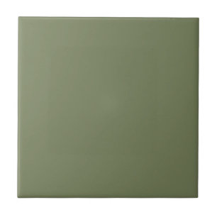 Azulejo De Cerâmica Cor Sálida Verde Sage