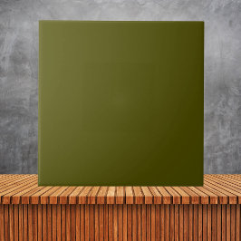 Azulejo De Cerâmica Cor Simples da Planeta Verde de Motosso Oleícola M