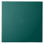 Azulejo De Cerâmica Cor Simples do Teal Minimalista<br><div class="desc">Cozinha Sólida e Banheiro de Planta de Teto Minimalista</div>