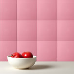 Azulejo De Cerâmica Cor simples flamingo, rosa mole<br><div class="desc">Flamingo,  design cor-de-rosa suave,  de cor simples.</div>
