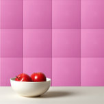 Azulejo De Cerâmica Cor simples, hidrangea, cor-de-rosa<br><div class="desc">Design cor simples hydrangea rosa.</div>