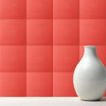 Azulejo De Cerâmica Cor simples, vermelho alaranjado, cor clara<br><div class="desc">Design vermelho alaranjado de cor simples.</div>
