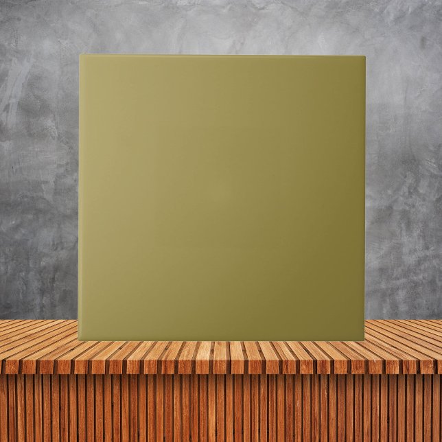 Azulejo De Cerâmica Cor Sólida Amarela (Criador carregado)