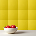 Azulejo De Cerâmica Cor sólida - amarelo canário<br><div class="desc">Design de cor sólida amarelo canário.</div>