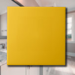Azulejo De Cerâmica Cor Sólida Amarelo de Girassol | Elegante Clássico<br><div class="desc">Cor Sólida Amarelo de Girassol | Clássico | Elegante | Evolução | NA MODA | Presente</div>
