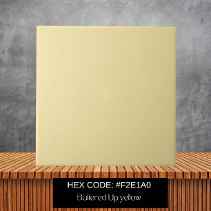 Azulejo De Cerâmica Cor Sólida Amarelo Minúscula Acima