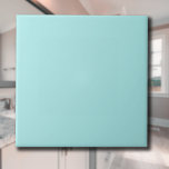 Azulejo De Cerâmica Cor Sólida Aqua Pálida | Clássico | Elegante<br><div class="desc">Cor Sólida Aqua Pálida | Clássico | Elegante | Evolução | NA MODA | Presente</div>