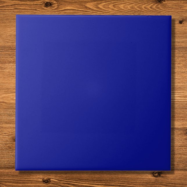Azulejo De Cerâmica Cor Sólida Azul De Cádmio (Criador carregado)