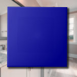 Azulejo De Cerâmica Cor Sólida Azul do Oceano Profundo | Elegante Clás<br><div class="desc">Cor Sólida Azul do Oceano Profundo | Clássico | Elegante | Evolução | NA MODA | Presente</div>