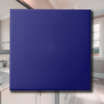 Azulejo De Cerâmica Cor Sólida Azul-Meia-Noite | Clássico | Elegante<br><div class="desc">Cor Sólida Azul-Meia-Noite | Clássico | Elegante | Evolução | NA MODA | Presente</div>