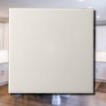 Azulejo De Cerâmica Cor Sólida Branca Óssea | Elegante Clássico<br><div class="desc">Cor Sólida Branca Óssea | Clássico | Elegante | Evolução | NA MODA | Presente</div>