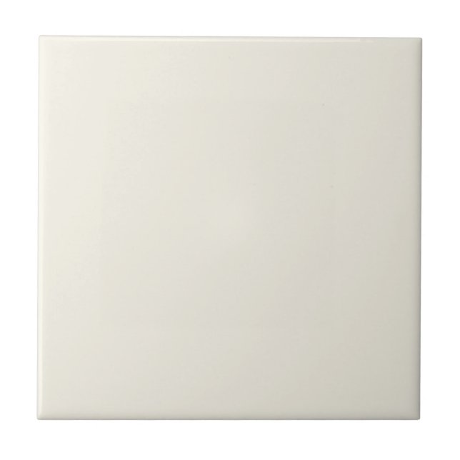 Azulejo De Cerâmica Cor Sólida Branco cremosa (Frente)