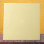 Azulejo De Cerâmica Cor Sólida Buttercreme<br><div class="desc">Cor Sólida Buttercreme</div>