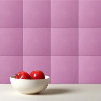 Azulejo De Cerâmica Cor sólida, clara, cor-de-rosa, cíclame