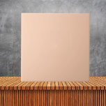 Azulejo De Cerâmica Cor Sólida Comum Apricot Moderna<br><div class="desc">Apresentando nosso Azulejo moderno Apricot Plain Solid Color Cerâmica, uma escolha elegante e sofisticada para seu espaço. Com sua matiz quente e convidativa de damasco, este azulejo adiciona um toque de elegância moderna a qualquer sala. Perfeito para infundir sutileza na sua cozinha, banheiro ou área viva, ele oferece uma estética...</div>