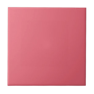 Azulejo De Cerâmica Cor sólida - Cor - de-rosa-coral com sol beijado