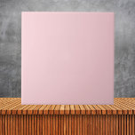 Azulejo De Cerâmica Cor Sólida da Placa de Rosas claro Moderna<br><div class="desc">Apresentando nosso Azulejo de cerâmica de cor sólida para Rosas claro modernas, uma adição chic e contemporânea ao seu espaço. Com sua matiz suave e delicada rosa claro, esse azulejo traz um toque de elegância e charme para qualquer sala. Perfeito por adicionar um sutil pop de cor à sua cozinha,...</div>