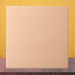 Azulejo De Cerâmica Cor Sólida de Pêssego Profundo<br><div class="desc">Cor Sólida de Pêssego Profundo</div>