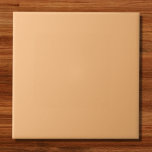 Azulejo De Cerâmica Cor Sólida do Apricot Mellow<br><div class="desc">Cor Sólida do Apricot Mellow</div>