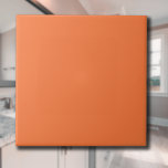 Azulejo De Cerâmica Cor Sólida do Papaya | Clássico | Elegante<br><div class="desc">Cor Sólida do Papaya | Clássico | Elegante | Evolução | NA MODA | Presente</div>