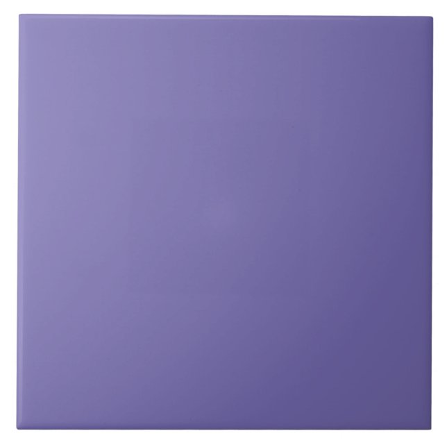Azulejo De Cerâmica Cor Sólida do Periwinkle (Frente)