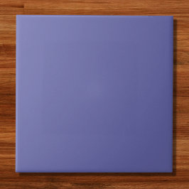 Azulejo De Cerâmica Cor Sólida do Periwinkle