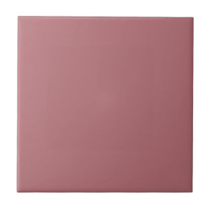Azulejo De Cerâmica Cor Sólida do Rosa Dusty