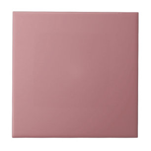 Azulejo De Cerâmica Cor Sólida do Rosa Dusty