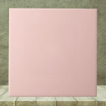 Azulejo De Cerâmica Cor Sólida do Sal Rosa<br><div class="desc">Cor Sólida Rosa. Essa suave e delicada sombra de rosa esbranquiçado expele um senso de calor suave e elegância subestimada. Essa versátil sombra se combina perfeitamente com várias paletas coloridas,  fazer-a uma excelente escolha para adicionar um toque de graça e serenidade.</div>