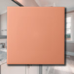Azulejo De Cerâmica Cor Sólida do Salmão de Pastel | Clássico | Elegan<br><div class="desc">Cor Sólida do Salmão de Pastel | Clássico | Elegante | Evolução | NA MODA | Presente</div>