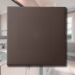 Azulejo De Cerâmica Cor Sólida Espresso Marrom | Elegante Clássico<br><div class="desc">Cor Sólida Espresso Marrom | Clássico | Elegante | Evolução | NA MODA | Presente</div>
