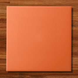 Azulejo De Cerâmica Cor Sólida Laranja Queimada