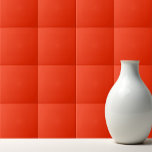 Azulejo De Cerâmica Cor sólida lava cor viva laranja vermelha<br><div class="desc">Design de cor sólida lava viva de laranja vermelho.</div>