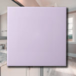 Azulejo De Cerâmica Cor Sólida Lilac Suave do Pastel | Elegante Clássi<br><div class="desc">Cor Sólida Lilac Suave do Pastel | Clássico | Elegante | Evolução | NA MODA | Presente</div>