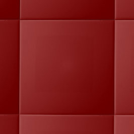 Azulejo De Cerâmica Cor Sólida Minimalista | Vermelho escuro