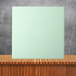Azulejo De Cerâmica Cor Sólida Mint Verde Simples<br><div class="desc">Apresentando nosso Azulejo Mint Green Plain Solid Color Cerâmico, uma adição elegante e versátil a qualquer espaço. Com suas linhas limpas e matizes verdes, este azulejo expele simplicidade e elegância. Quer você esteja adicionando um pop de cor à sua cozinha, à sua barra invertida, à parede do banheiro ou a...</div>