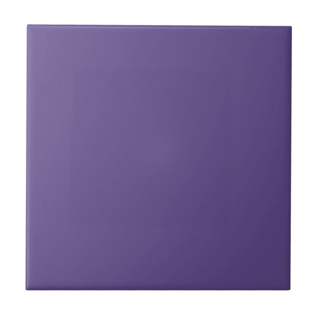Azulejo De Cerâmica Cor Sólida Puro Ultra Violeta (Frente)